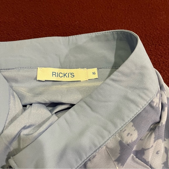 Ricki’s purple/blue chiffon skirt with pleats NWT - Picture 3 of 5